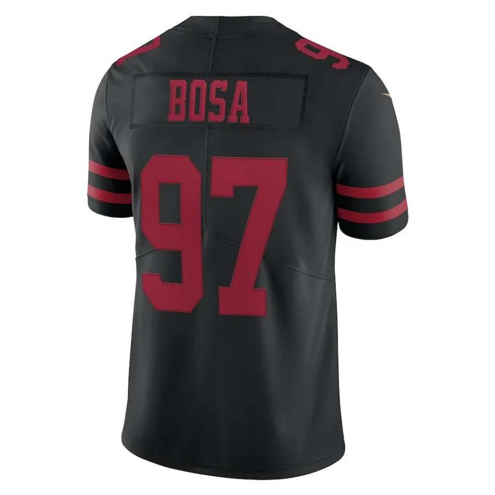 Nick Bosa San Francisco 49ers Nike Vapor Limited Jersey - Black-GridironStore